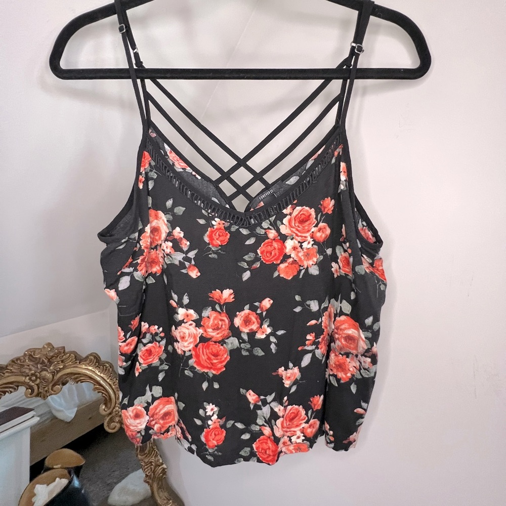 Rose tank top